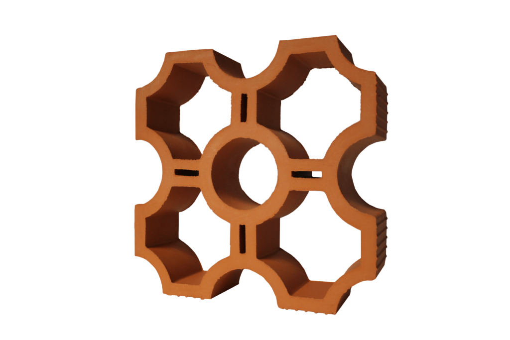 Fatima Red Ceramic Window Lattice – FACE08